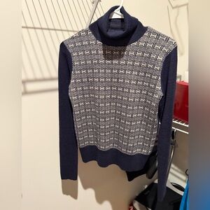 Tory Burch Gemini Link Turtleneck Sweater
